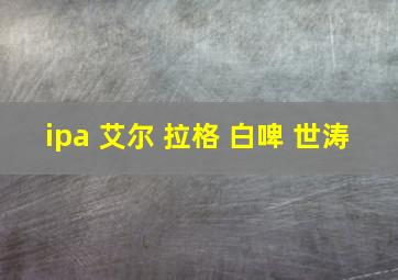 ipa 艾尔 拉格 白啤 世涛